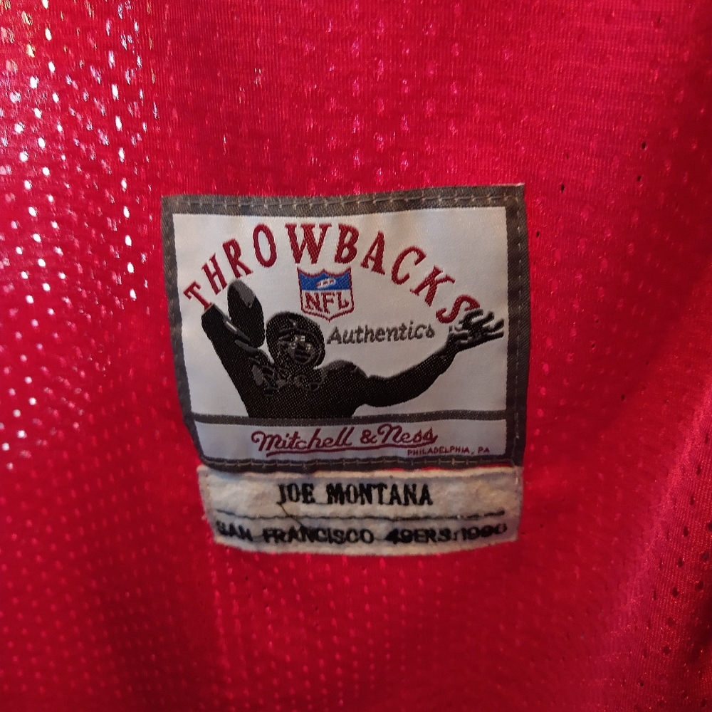 #THROWBACK Joe Montana SF 49'ers Home jersey